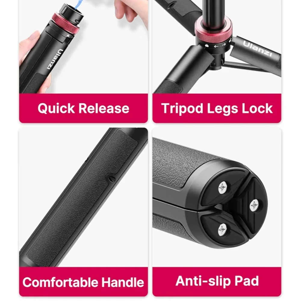 GoPro Black and Red Extendable Tripod
